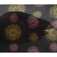 thumbnail image 4 of oneOone Viscose Chiffon Fabric Spiral & Floral Block Print Fabric BTY 42 Inch Wide, 4 of 4