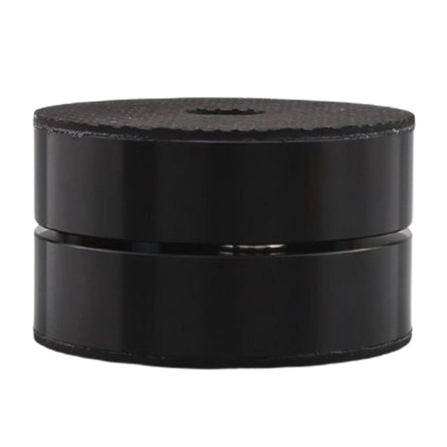MERIGLARE Support de Pieds Anti-Vibration pour Haut-Parleur, Base d'Isolation pour Électronique Noir