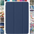 thumbnail image 1 of DuraSafe Cases for iPad PRO 12.9 Inch 2nd Gen [ Pro 12.9 2017 2 Gen ] MQDC2LL/A MQDD2LL/A MQDA2LL/A MP6H2LL/A MP6J2LL/A MP6G2LL/A Ultra Slim Smart Auto Sleep / Wake PC Cover - Navy Blue, 1 of 6