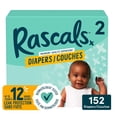 thumbnail image 1 of Couches Rascals Premium, Taille 2, 152 unités, 1 of 9