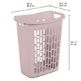 thumbnail image 2 of Sterilite Manne à Linge Ouverte Rectangulaire- Rose, 2 of 4
