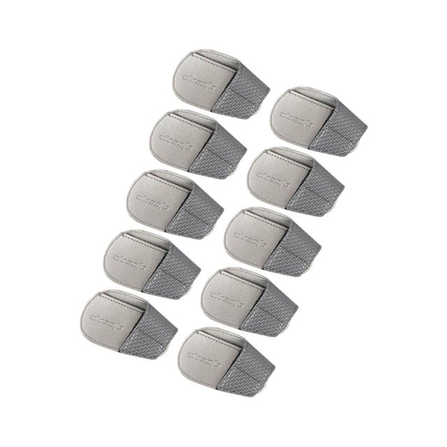 Golf Head Covers PU Portable Protector Exercising Golf Iron for Athlete Travel Golf Training Gray Small