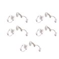 thumbnail image 1 of fastboy 10pcs Ear Clip Converters Earring Accessories Handmade Fashionable Handheld Findings Turn Any Post Studs Into Clip-On Earrings Type11, 1 of 6