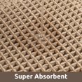 thumbnail image 5 of AMOAMI Waffle Bath-Mat, Absorbent Bath Mats for Bathroom Non Slip, Machine Washable Bathroom Rugs with Tassels Ultra Soft Boho Bath Rugs for Floor 17''x24'' Beige, 5 of 5
