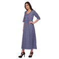 thumbnail image 2 of Moomaya Kurtis Imprimés Ligne A pour Femmes Kurta à Manches 3/4 Tunique d'Été, 2 of 5