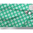 thumbnail image 2 of Soimoi Green Poly Georgette Fabric Artistic Floral Print Fabric by Yard 52 Inch Wide, 2 of 3