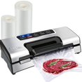 thumbnail image 1 of Potane Precision Vacuum Sealer Machine,Pro Food Sealer with Built-in Cutter and Bag Storage(Up to 20 Feet Length), Both Auto&Manual Options,2 Food Modes,Includes 2 Bag Rolls 11?x16? and 8?x1, 1 of 3