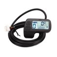 thumbnail image 2 of Electric Bicycle Instrument, Mileage Display Electric Bike LCD Display Meter Precise SM Connector Portable High Toughness  for Electric Scooter, 2 of 8