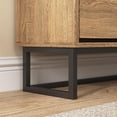 thumbnail image 4 of Conate Rattan Shoe Storage Cabinet with 2 Flip Drawers, Freestanding Narrow Shoe Rack Cabinet with Metal Legs for Entryway, 4 of 9