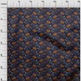 thumbnail image 2 of oneOone Cotton Poplin Fabric Leaves & Floral Block Decor Fabric Printed BTY 42 Inch Wide, 2 of 4