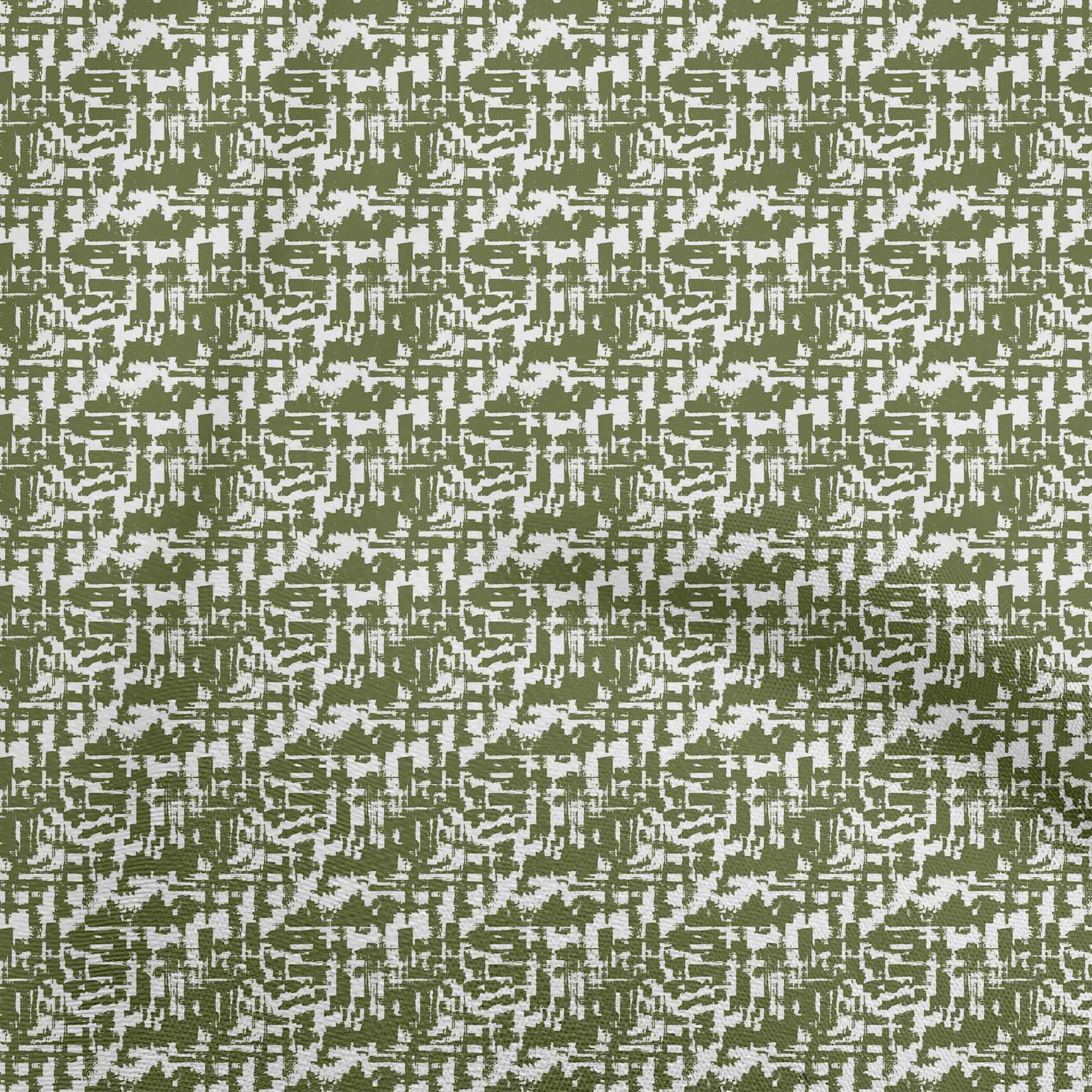 oneOone Cotton Poplin Green Fabric Abstracts Sewing Craft Projects Fabric Prints By Yard 42 Inch Wide