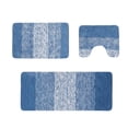 thumbnail image 2 of SSZMDLB Microfiber Bath Rugs, Bathroom Rugs, Shower Rugs with Toilet Mat, Absorbent Microfiber Plush Non-Slip Rugs, Washable Bath Mat Set for Floor, Tub, Shower, 2 of 7