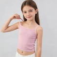 thumbnail image 2 of KyCheLot Girls' Solid Color Tank Tops Sleeveless Scoop Neck Spaghetti Strap Tank Tops Casual Summer Camisole, 2 of 9