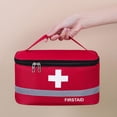 thumbnail image 3 of maskred First Aid Kit Bag Lightweight Waterproof Large Capacity Bags Oxford Cloth Medical Box Camping Kitchen Blue Medium 1Set, 3 of 6