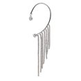 thumbnail image 1 of Long Tassel Left Ear Cuff Chain Earnings Ear Crawler Earrings Ear Wrap Earrings, 1 of 8