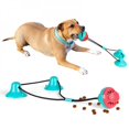 thumbnail image 1 of Pet Double Ventouse Dentelée Molaire Boule Jouet Multifonction Interactif Animal Agressif Corde à Mâcher, 1 of 5