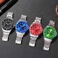 thumbnail image 2 of PVCS Montres de Mode pour Hommes Horloges Montres Acier Inoxydable Robes Décontractées Poignet Cristaux, 2 of 5