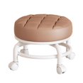 thumbnail image 4 of Lipstore 360 degree Rotating Low Roller Seat Stool Pulley Low Stool for Living Room Kitchen Coffee, 4 of 8