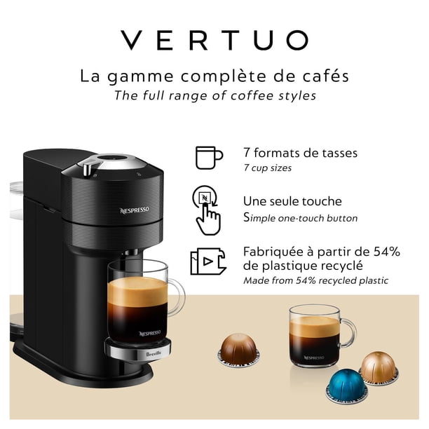 Nespresso Vertuo Next Premium Coffee and Espresso Machine by