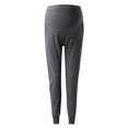 thumbnail image 4 of Pantalon Décontracté de Maternité pour Femmes, Couleur Unie, Extensible et Confortable, 4 of 9