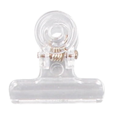 Clips office Supplies Plastic Clip Transparent Dovetail Clip Data Clip Lab Supplies Long Tail Clip Small Bill Clip Small Size Transparent Clip