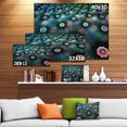 thumbnail image 3 of Blue Flowers on Alien Planet - Floral Canvas Art Print, 3 of 4