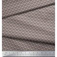 thumbnail image 2 of Soimoi Poly Georgette Fabric Leaves Small Print Fabric by The Yard 42 Inch Wide, 2 of 3