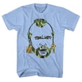 thumbnail image 1 of Mr. T Camo Hair Light Blue Heather Adult T-Shirt, 1 of 1