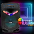 thumbnail image 3 of Pyle Haut-Parleur de Fête Audio Portable Bluetooth de 15 Pouces avec Batterie Rechargeable, 3 of 7
