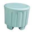 thumbnail image 4 of Lipstore Storage Ottoman Creative Shoe Changing Stool for Bedroom Living Room Balcony Green, 4 of 8