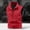 Red, variant on LOVZFMLL Jackets for Men Summer Men's Casual Fashion Solid Color Sleeveless Stand-up Collar Top Waistcoat