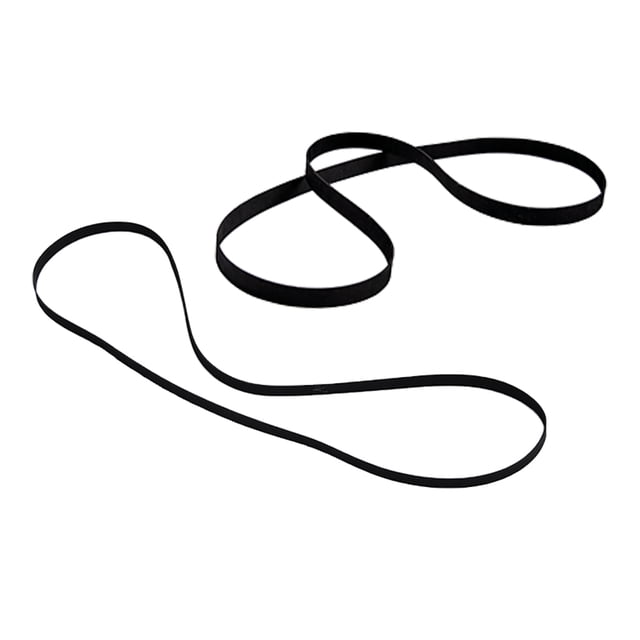 Ensemble de 2 Pcs Courroies de Remplacement pour Plateau Tournant pour Équipement Audio Pièces d'Instrument de Musique
