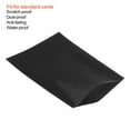 thumbnail image 4 of Unique Bargains Card Sleeves Waterproof Soft Trading Cards Protector Black 2 Pack/100 Sleeves, 4 of 5