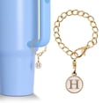 thumbnail image 2 of Ramiter Letter Charm Accessories For Cup Name ID Letter Handle Charm For Cup Simple Modern Tumbler Circle Shape Initial Identification Charms Thoughtful Gift, 2 of 5