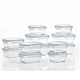 thumbnail image 1 of Glasslock 24 Piece Oven Microwave Safe Glass Food Storage Containers Set w/ Lids, 1 of 5