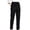 Black, variant on Cameland Women's Solid Pocket Corduroy Pants Straight Elastic Waist Pants Casual High Waist Trousers