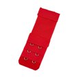 thumbnail image 1 of Maoww Extension Strap Bra Extender Breathable Buckle 2 Hooks Intimate Women Stretchy Adjustable Replacement 3 Rows Underwear red, 1 of 8