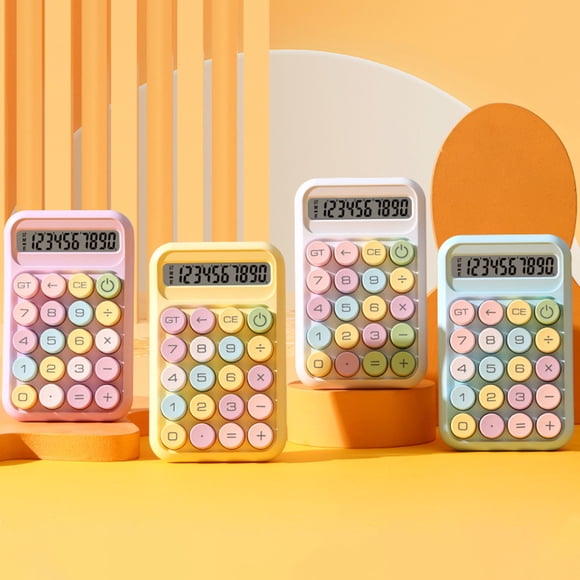 Tyidzon Calculatrice de Bureau 10 Chiffres Affichage Basique Calculatrices de Bureau pour Étudiants Enfants Accessoires de Bureau à Domicile