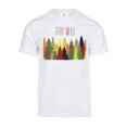 thumbnail image 1 of Gravity Trading Mens Stay Wild Forest Short-Sleeve T-Shirt - White - Small, 1 of 1