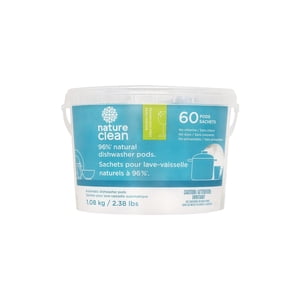 Nature Clean Pacs pour lave-vaisselle automatique 60ct