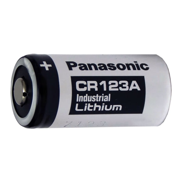 10 x Panasonic Industrial CR123A 3 Volt Lithium Batteries (CR17345)