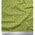 thumbnail image 1 of Soimoi Polyester Crepe Fabric Dot,Cricket Player & Bat Sports Print Fabric by Yard 52 Inch Wide, 1 of 3
