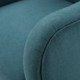 thumbnail image 3 of Fauteuil Club ARABELLA en Tissu Bleu Sarcelle Foncé, 3 of 7