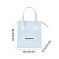 thumbnail image 3 of Insulated Lunch Bag Large Capacity Waterproof Cooler Tote | Polyester Handheld Office Lunch Box | Thermal Food Storage Bag with Extended Strap for Work School Outdoors, 3 of 6