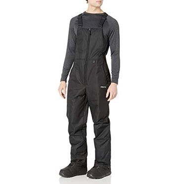 Arctix Men's Essential Insulated Bib Overalls, Black, Medium/30" Inseam