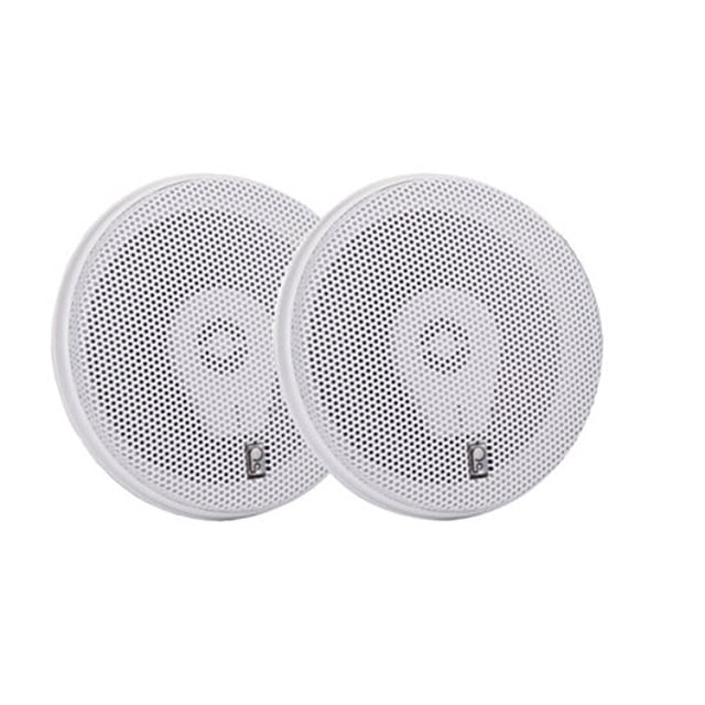 Poly-Planar PolyPlanar 6 Titanium Series 3-Way Marine Speakers - (Pair) White / MA8506W /