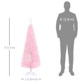 thumbnail image 3 of HOMCOM Arbre de Noël Crayon, Arbre de Noël Mince avec Branches Réalistes, 3 of 9