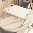 thumbnail image 1 of Laptop Bed Desk Foldable Lap Desk Portable Laptop Stand Lightweights Mini Table For Breakfast/Picnic/Drawing/Sofa/Floor - Wood, 1 of 6