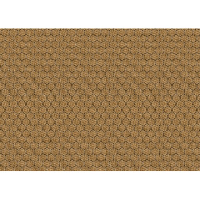 Ahgly Tapis Rectangulaire Lavable en Machine Intérieur Transitionnel Brun Selle, 2 Pieds x 5 Pieds