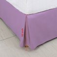 thumbnail image 4 of PiccoCasa Bed Skirt Double Brushed Microfiber with Dust Ruffle, Queen Light Purple, 4 of 7